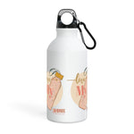 "LOVE MY WATER BOTTLE"  Less Single-Use Plastic Design #181 by © Juliana2me Oregon Sport Bottle