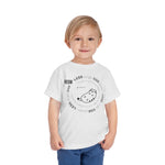 "FAT CAT" Less Single-Use Plastic Design #57 by © Juliana2me Toddler Short Sleeve Tee