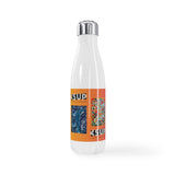 "FUR SEASONS" Less Single-Use Plastic Design #52 by Juliana2me Stainless Steel Water Bottle