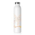 "STARFISH" Less Single-Use Plastic Design # 136 by © Juliana2me Slim Water Bottle