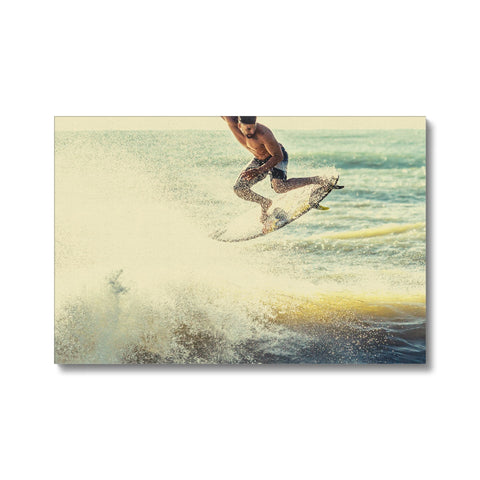 Surf Vibes "Free Refills" Less Single-Use Plastic Design # 226 Eco Canvas