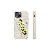 "BEE THE CHANGE" Less Single-Use Plastic Design #40 by © Juliana2me Biodegradable Phone Case