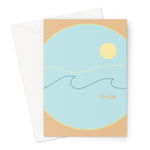 "FLORIDA" Less Single-Use Plastic Design # 34 by © Juliana2me  Greeting Card