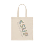 "FULL OF FLOWERS" Less Single-Use Plastic Design # 98 by © Juliana2me Canvas Tote Bag