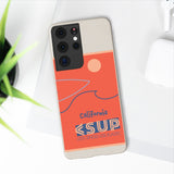 "CALIFORNIA" Less Single-Use Plastic Deisgn #37 by © Juliana2me Biodegradable Phone Case