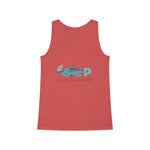 "SHARK" Less Single-Use Plastic Design #60 by © Juliana2me Women's Dreamer Tank Top