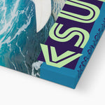 Surf Vibes "Liquid Memory" Less Single-Use Plastic Design # 218 by © Juliana2me Eco Canvas