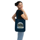 "SEAL" Less Single-Use Plastic Design #57 Organic Canvas Tote Bag