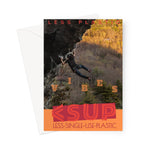 Climb Vibes "Commitment" Less Single-Use Plastic Design #229 Greeting Card