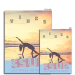 Yoga Vibes "Stretch" Less Single-use Plastic Design # 243 by Juliana2me Rolled Eco Canvas