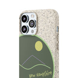 "NEW HAMPSHIRE" Less Single-Use Plastic Design #22 by © Juliana2me Biodegradable phone case