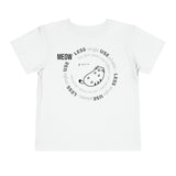 "FAT CAT" Less Single-Use Plastic Design #57 by © Juliana2me Toddler Short Sleeve Tee