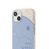 "COLORADO" Less Single-Use Plastic Design #35 by © Juliana2me Biodegradable Case