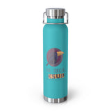 "TOUCAN" Less Single-Use Plastic Design # 85 by © Juliana2me Copper Vacuum Insulated Bottle