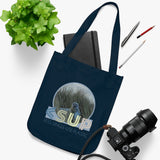 "SEAL" Less Single-Use Plastic Design #57 Organic Canvas Tote Bag