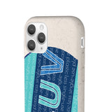 "LUV PATTERN" Less Single-Use Plastic Design #28 by © Juliana2me Biodegradable Phone Case