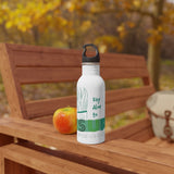 "ALOE" Less Single-Use Plastic Design #88 by © Juliana2me Stainless Steel Water Bottle