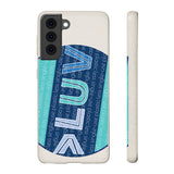 "LUV PATTERN" Less Single-Use Plastic Design #28 by © Juliana2me Biodegradable Phone Case