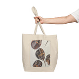 "HORSESHOE CRABS" ART 4 Less Single-Use Plastic Design # 1 by © Anina Sinclair Canvas Shopping Tote