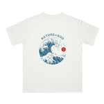 "THE WAVE" Less Single-Use Plastic Design # 137 by © Juliana2me Organic Unisex Classic T-Shirt