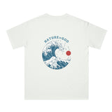 "THE WAVE" Less Single-Use Plastic Design # 137 by © Juliana2me Organic Unisex Classic T-Shirt