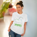 "HIKE MORE" Less Single-USe Plastic Design #130 by © Juliana2me Organic Creator T-shirt - Unisex