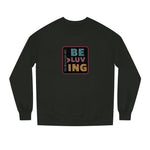 "BE MORE LUVING" Less Single-Use Plastic Design #54 by Juliana2me Unisex Crew Neck Sweatshirt