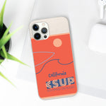 "CALIFORNIA" Less Single-Use Plastic Deisgn #37 by © Juliana2me Biodegradable Phone Case