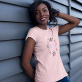 "FLOWERS IN PINK" Less Single-Use Plastic Design #59 Women's Organic T-Shirt