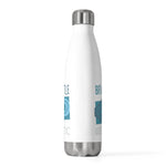 “BRING YOUR WATER BOTTLE” Less Single-Use Plastic Design #6 by © Juliana2me Insulated Bottle