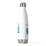 “BRING YOUR WATER BOTTLE” Less Single-Use Plastic Design #6 by © Juliana2me Insulated Bottle