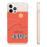 "CALIFORNIA" Less Single-Use Plastic Deisgn #37 by © Juliana2me Biodegradable Phone Case