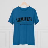 "MORE LUV FOR EARTH" Less Single-Use Plastic Design #25 by © Juliana2me Organic T-shirt - Unisex