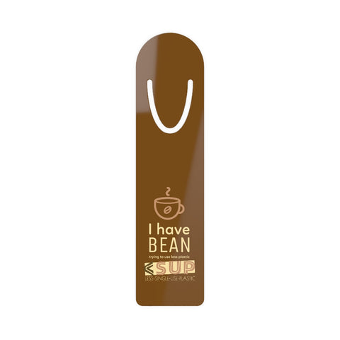 "COFFEE BEAN" Less Single-Use Plastic Design # 72 by © Juliana2me Bookmark