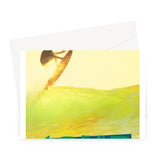 Surf Vibes "Lemon Lime in the Sunshine" less Single-Use Plastic Design #210 by © Juliana2me Greeting Card