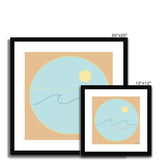 "FLORIDA" Less Single-Use Plastic Design # 34 by © Juliana2me  Framed & Mounted Print