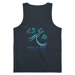 "CATCH THE WAVE" Less SIngle-USe Plastic Design # 20 by © Juliana2me Men's Specter Tank Top