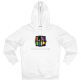 "ABSTRACT" Less Single-Use Plastic Design #64 by © Juliana2me Unisex Cruiser Hoodie