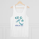 "CATCH THE WAVE" Less SIngle-USe Plastic Design # 20 by © Juliana2me Men's Specter Tank Top