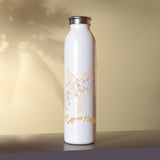 "STARFISH" Less Single-Use Plastic Design # 136 by © Juliana2me Slim Water Bottle