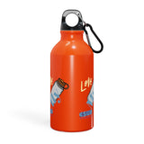 "LOVE MY WATER BOTTLE"  Less Single-Use Plastic Design #189 by © Juliana2me Oregon Sport Bottle