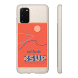 "CALIFORNIA" Less Single-Use Plastic Deisgn #37 by © Juliana2me Biodegradable Phone Case