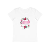 "FLOWERS IN PINK" Less Single-Use Plastic Design #59 Women's Organic T-Shirt