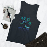 "CATCH THE WAVE" Less SIngle-USe Plastic Design # 20 by © Juliana2me Men's Specter Tank Top