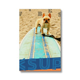 Surf Vibes "Bali Bulldog" Less Single-Use Plastic Design # 223 Eco Canvas