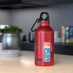 "LOVE MY WATER BOTTLE"  Less Single-Use Plastic Design #185 by © Juliana2me Oregon Sport Bottle