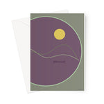 "VERMONT" Less Single-Use Plastic Design # 58 Greeting Card