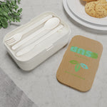 "FLATWARE" Less Single-Use Plastic Design #66 by © Juliana2me Bento Lunch Box