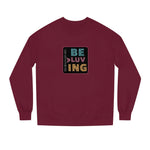 "BE MORE LUVING" Less Single-Use Plastic Design #54 by Juliana2me Unisex Crew Neck Sweatshirt