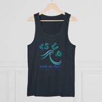 "CATCH THE WAVE" Less SIngle-USe Plastic Design # 20 by © Juliana2me Men's Specter Tank Top